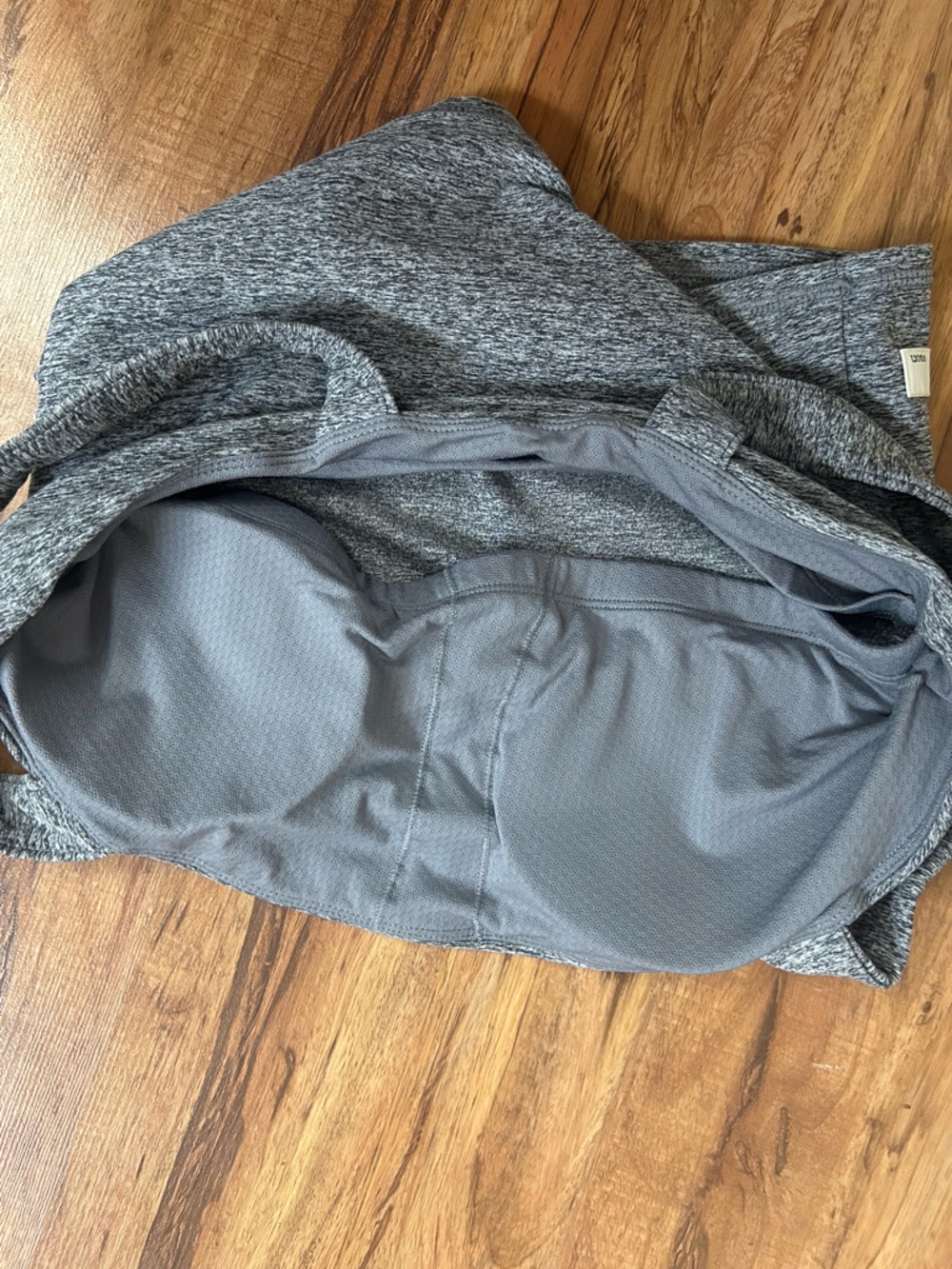 Vuori Elevation Square Neck Tank Top Heather Grey Womens Size L - Picture 8 of 11